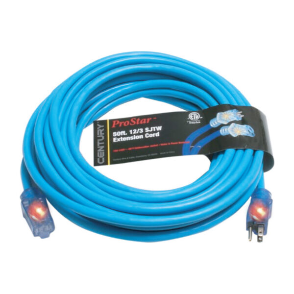 50' 12/3 SJTW PRO STAR EXTENSION CORD BLUE