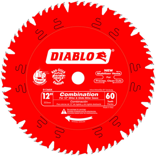 Diablo 12" x 60 Tooth Combination Saw Blade