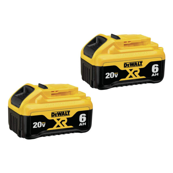 DEWALT 20V MAX* Battery, Premium 6.0Ah Double Pack