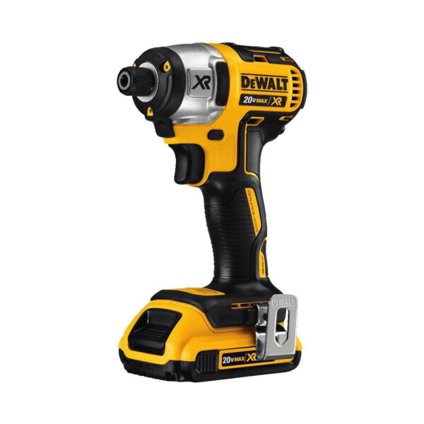 DEWALT 20V XR 1/4" IMPACT DRIVER W/ 2 2AH BAT + BOX