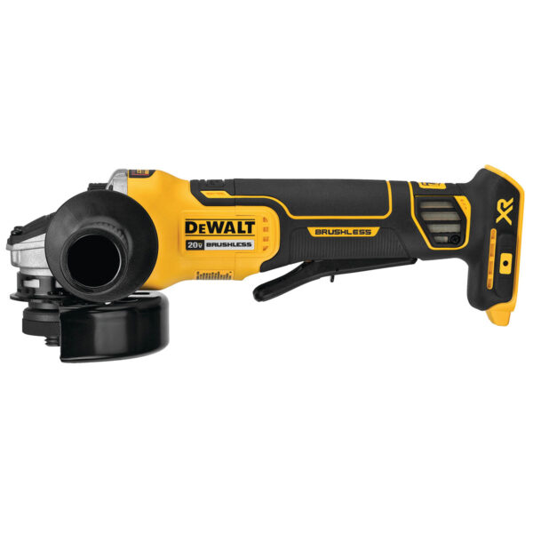 DEWALT 20V MAX* XR 4.5 in. Paddle Switch Small Angle Grinder with Kickback Brake (Tool Only)