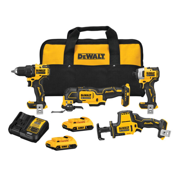 DEWALT 20V ATOMIC 4-Tool Combo Kit