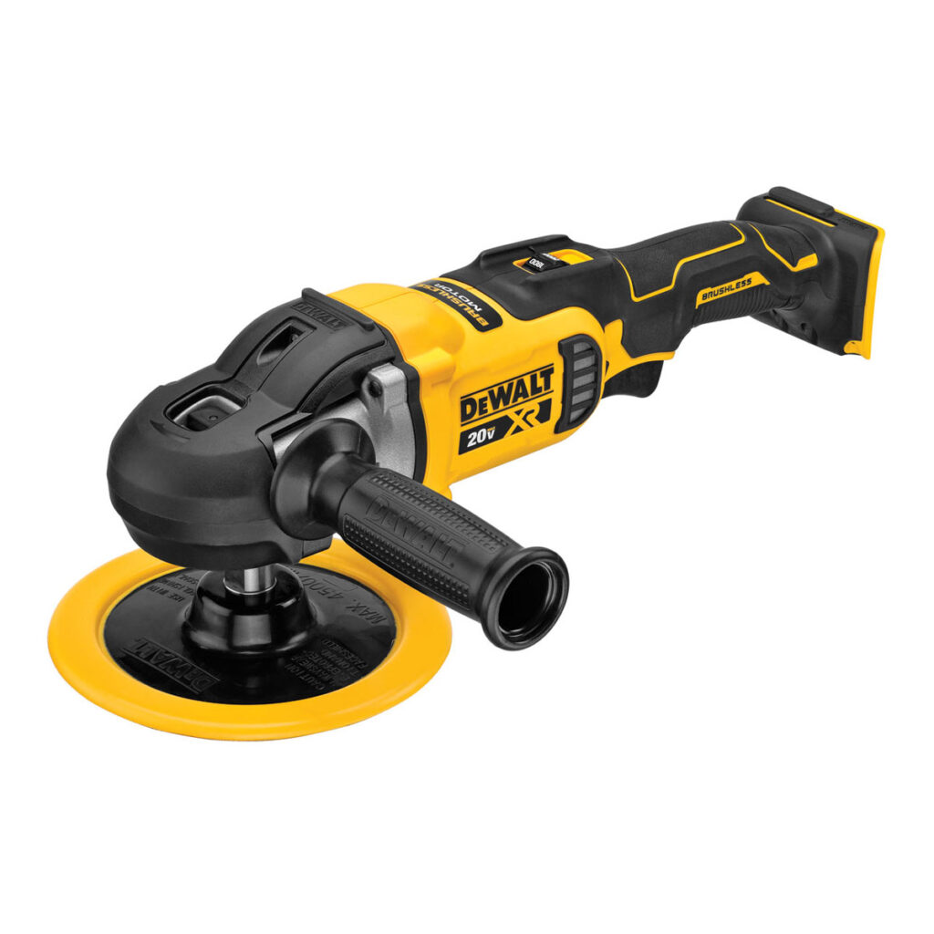 DeWalt 20V Max Xr Cordless Polisher, Rotary, Variable Speed, 7" 180 Mm, Tool Only
