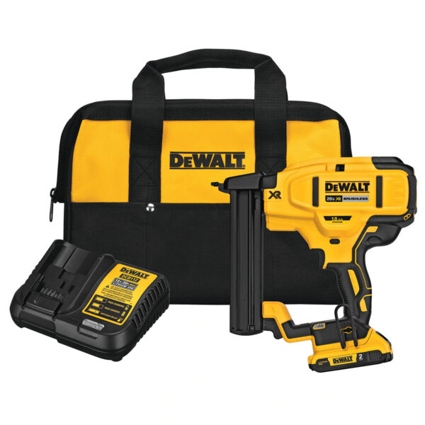 DEWALT 20V MAX* XR 18  Gauge Cordless Narrow Crown Stapler Kit