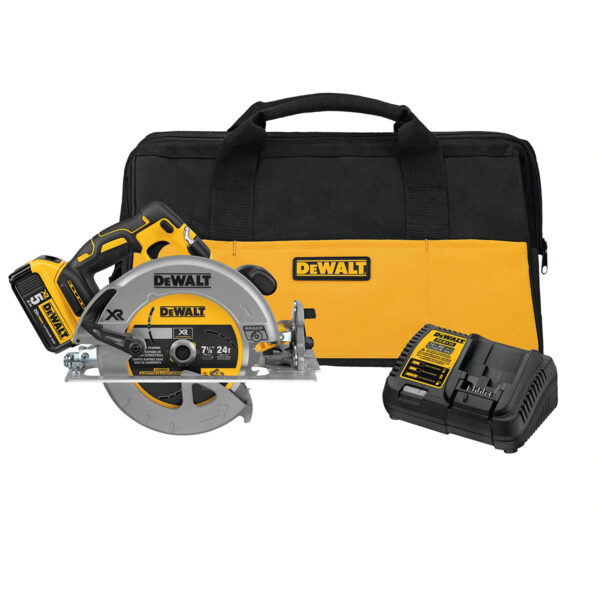 DEWALT 20V MAX* 7-1/4-Inch Cordless Circular Saw with Brake Kit