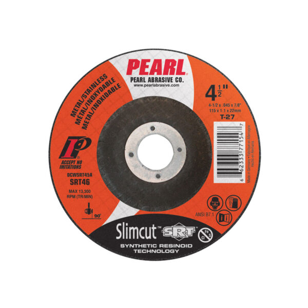 Pearl DCWSRT45A SRT™ SlimCut™ 4-1/2 x .045 x 7/8 A46 T-27