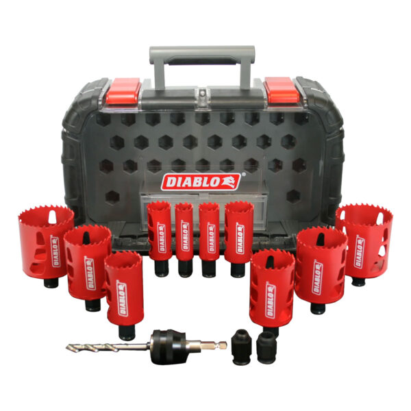 Diablo 14 pc General Purpose Bi-Metal Hole Saw Set