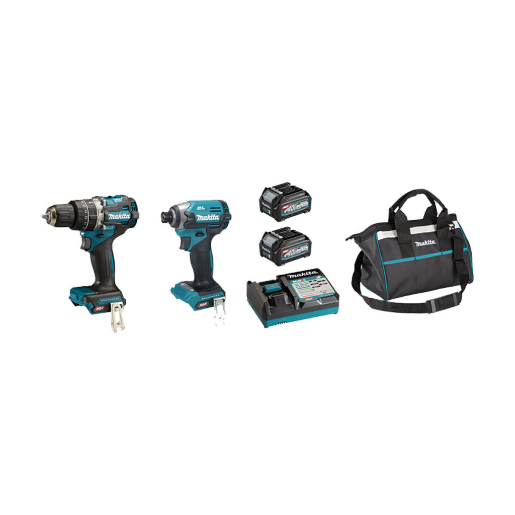Makita 40V Max XGT Brushless 2 pc Hammer Drill / Impact Kit
