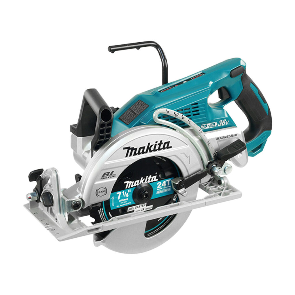 Makita 36V 18 X 2 LXT Brushless 7-1/4" Rear Handle Circular Saw Kit w/ 2 5.0Ah