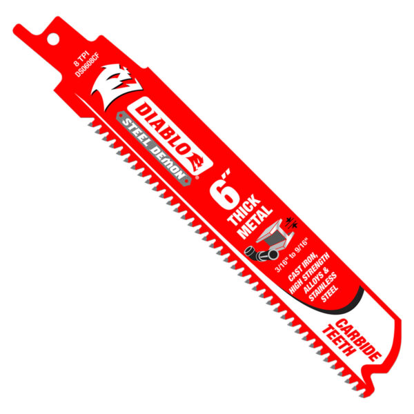 DIABLO 6" AMPED RECIP BLADE 3/ PKG
