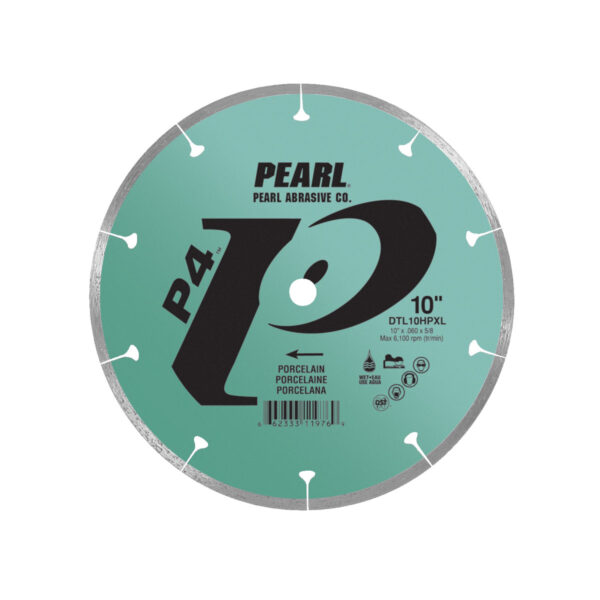Pearl DTL10HPXL P4™ Porcelain Tile Blade 10 x .060 x 5/8