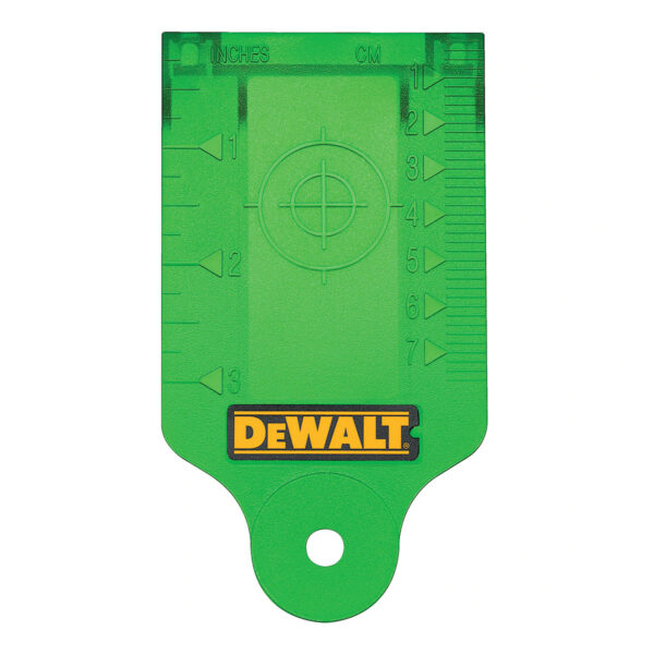 DEWALT Green Laser Target Card