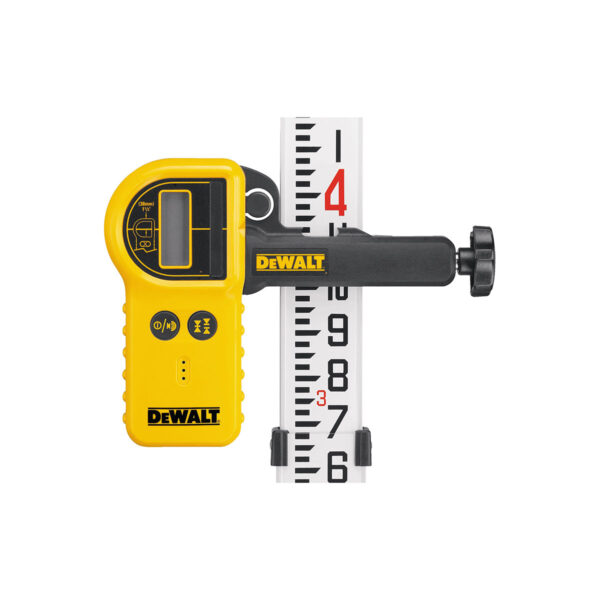 DEWALT Laser Detector For Rotary Lasers And Clamp