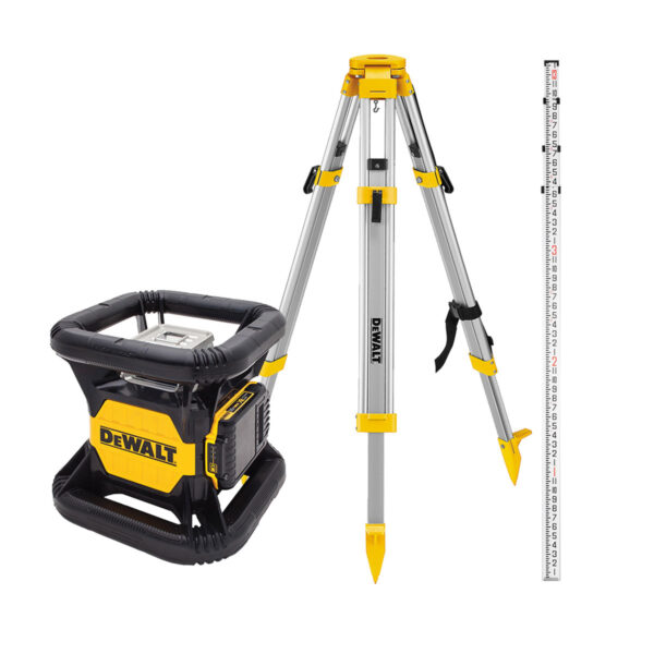 DEWALT 20V Rotary Red W/Tripod & Rod