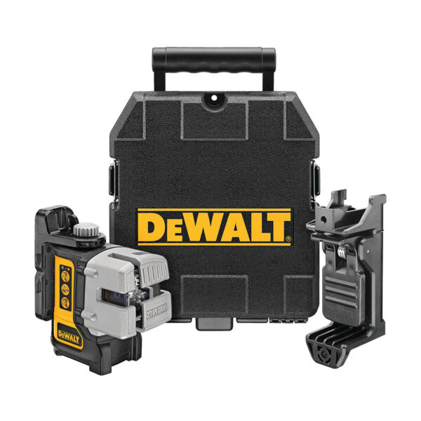 DEWALT Line Laser, Self-Leveling, Red, 3-Beam
