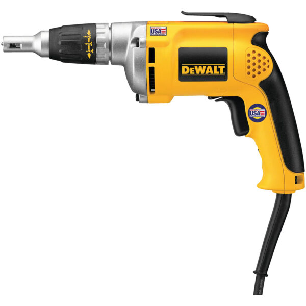 DEWALT 4,000 rpm VSR Drywall Screwgun, 6.3-Amp