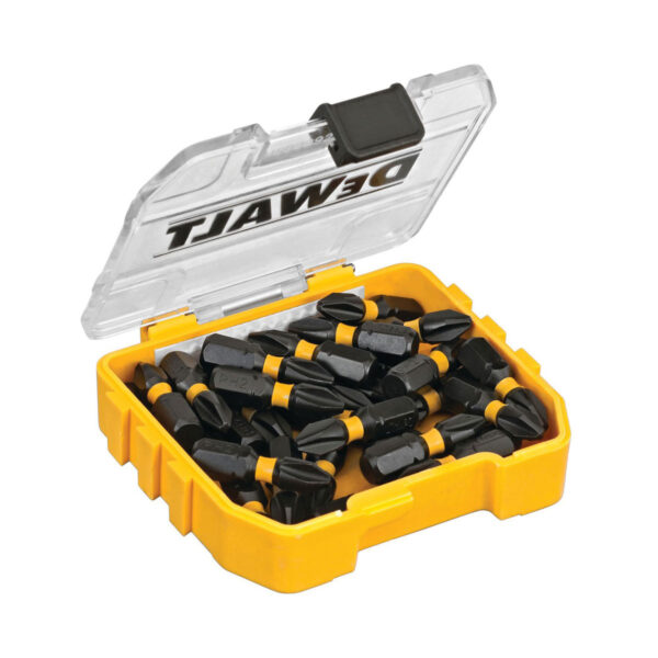 DEWALT Flextorq Impact Driver Bit Set, Phillips, 1/4-Inch X 1-Inch, 30-Piece