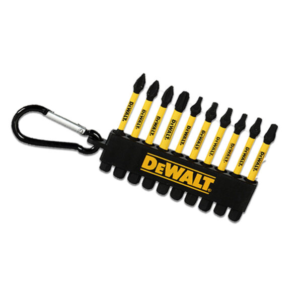 DEWALT FLEX TORQ 2IN MIXED 10PK DR CARABINER