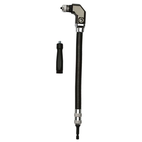 DEWALT Right Angle Attachment, Flex Shaft, Drill Attachment, 12-Inch