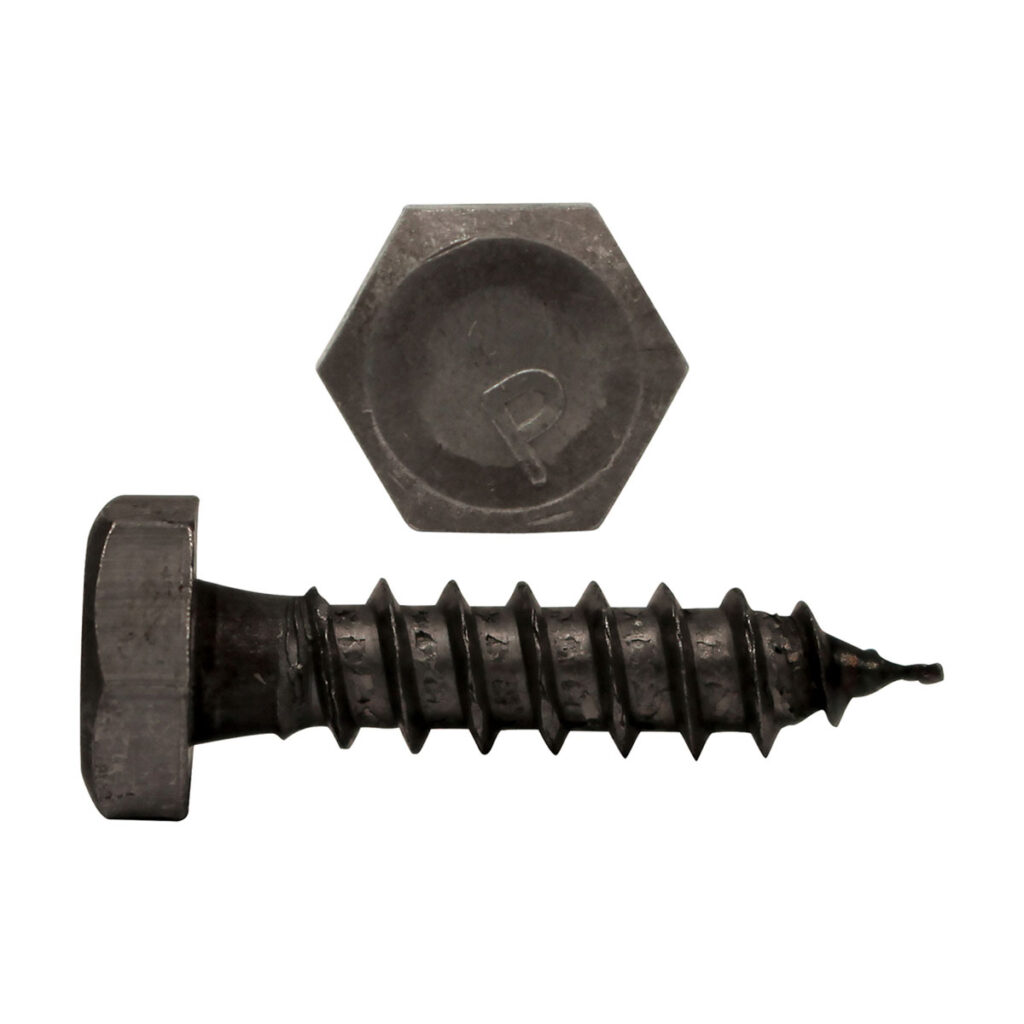 3/8" X 4" Hex Lag Bolt Bare (Qty: 100)