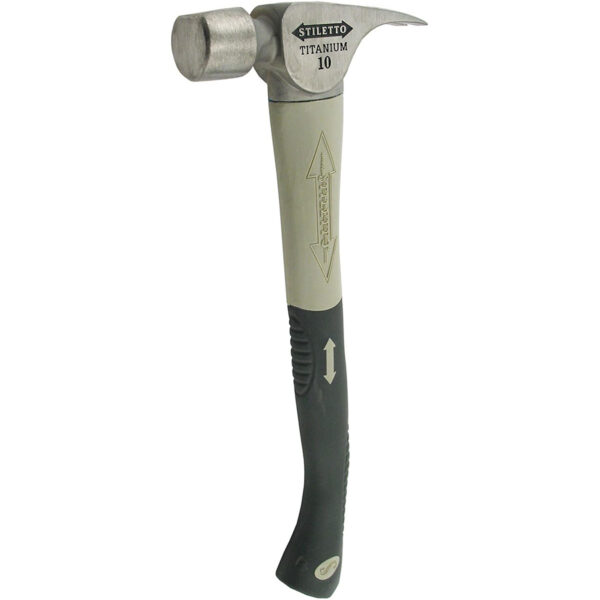 STILETTO 10OZ SMOOTH FACE CURVED POLY HANDLE HAMMER