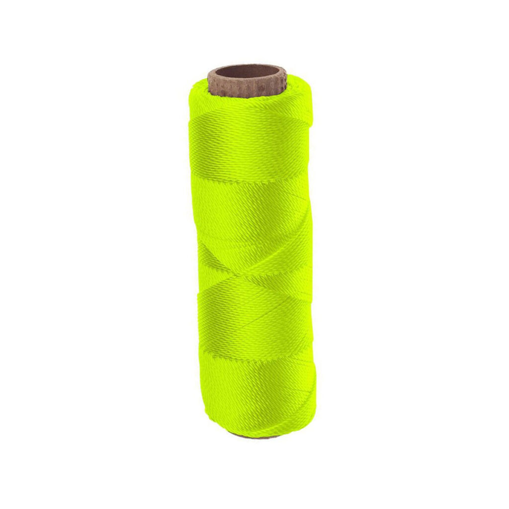 Braided Nylon Masonry Line Flo Pink 500'