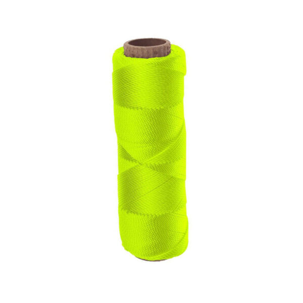 BRAIDED NYLON MASONRY LINE FLO PINK 500'