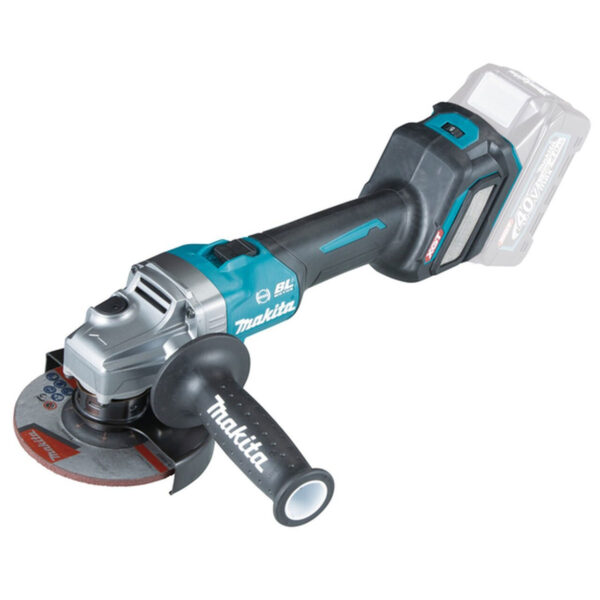 MAKITA XGT 40V MAX LI-ION BRUSHLESS AWS 5" ANGLE GRINDER (SLIDE SWITCH / VARIABLE SPEED)