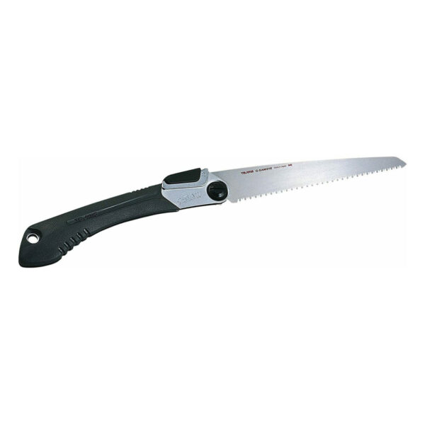 Tajima Pull-stroke Saw - 210mm X 9 Tpi Japanese Flush Cut Hand Saw With Multi-position Blade & Elastomer Folding Handle - Gk-g210