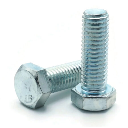 GR2 HEX CAP TAPPING SCREWS MEDIUM CARBON STEEL HEAT TREATED ZINC 6