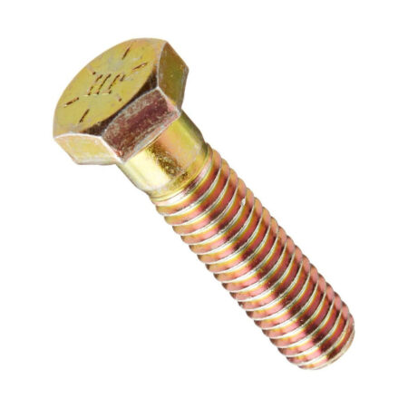 HEX CAP BOLT GR 8 YELLOW ZINC 7