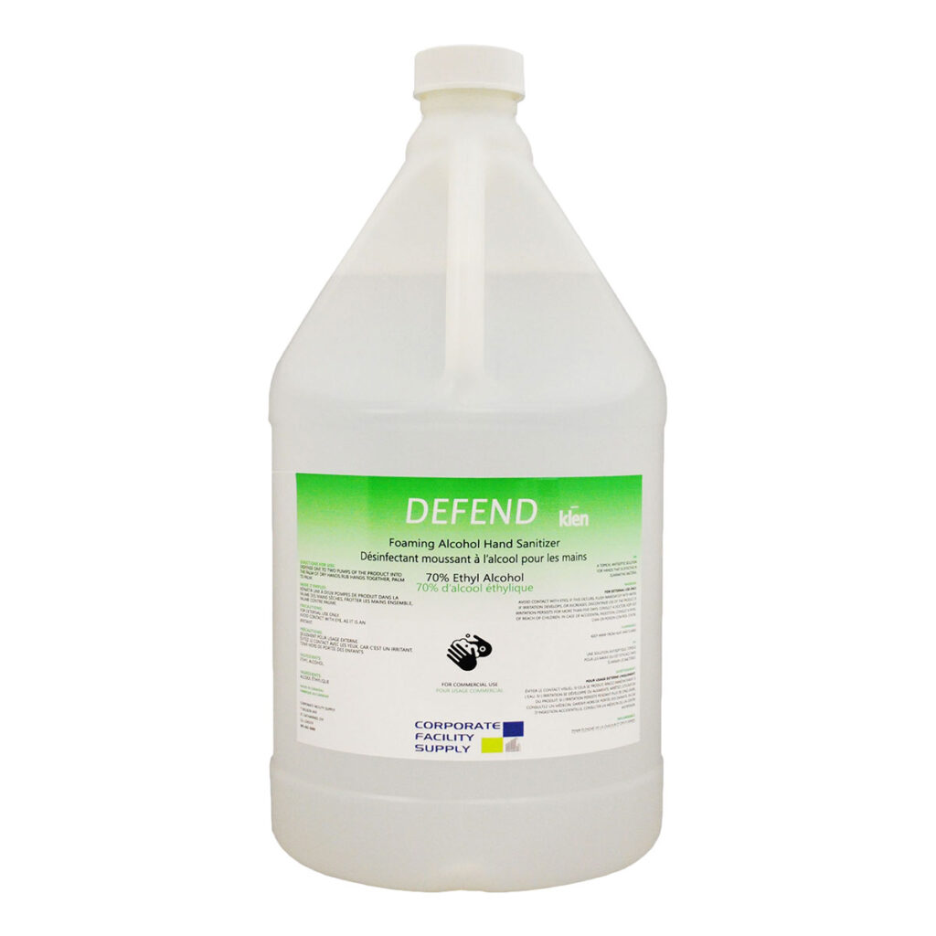 Defend Foaming Sanitizer Green Label