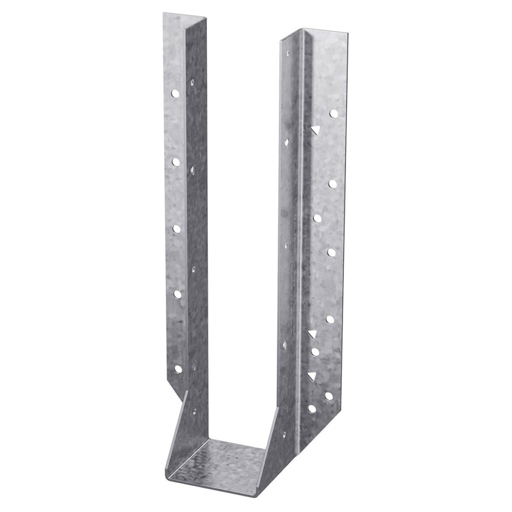 HU Galvanized Face-Mount Joist Hanger for Quad 2 x 8