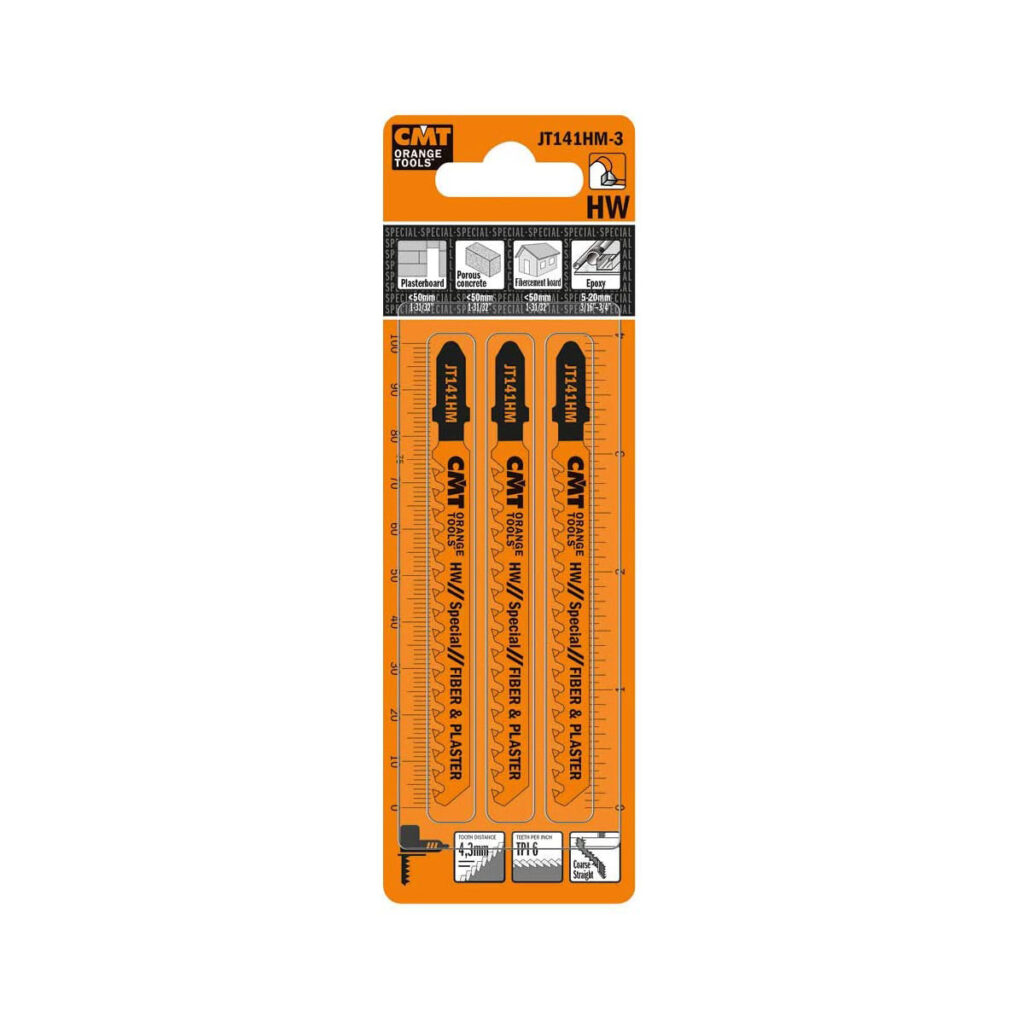 CMT Fiber 6 TPI 4" Cement Jigsaw Blade (3 Pack)