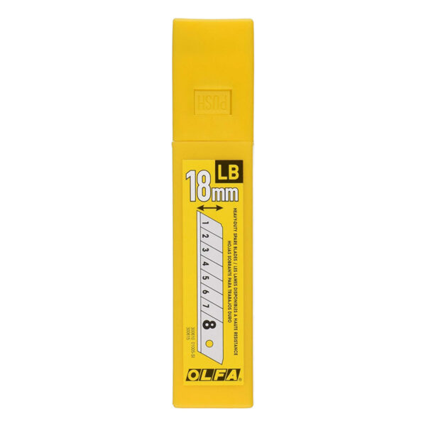 OLFA L-5/LBB-10B Combo Pack- 18mm Ratchet Lock Knife w/ Black Blades -10pk