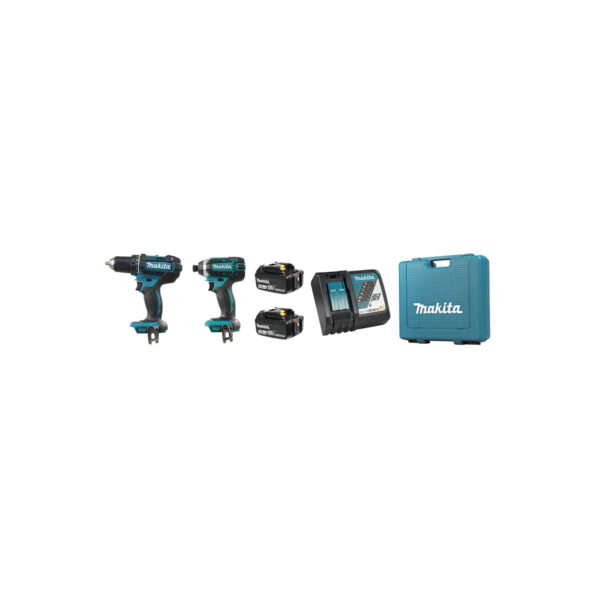 2 TOOL, 18V, 3 AH DRIVER DRILL/ IMPACT TOOL KIT