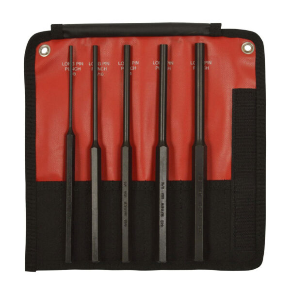 5PC LONG PIN PUNCH SET