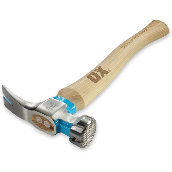 OX PRO CALIFORNIA FRAMING HAMMER HICKORY HANDLE 22OZ