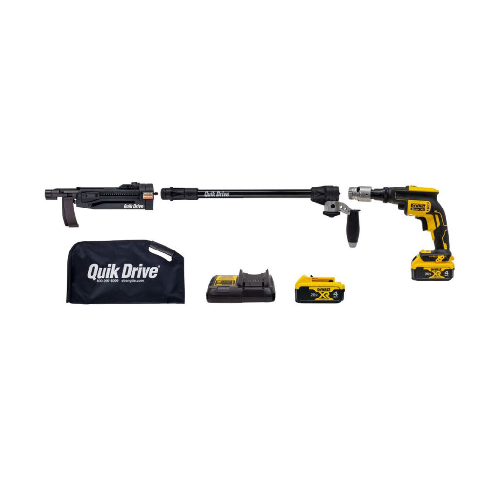 Quik Drive Cordless PRO200S Multi-Purpose System w/ DeWalt 2500 RPM Screwdriver Motor