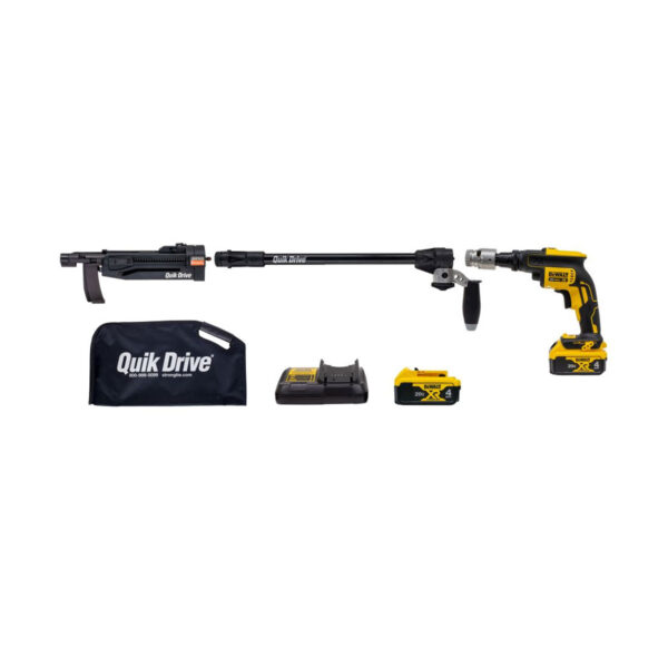 Quik Drive Cordless PRO200S Multi-Purpose System w/ DeWalt 2500 RPM Screwdriver Motor