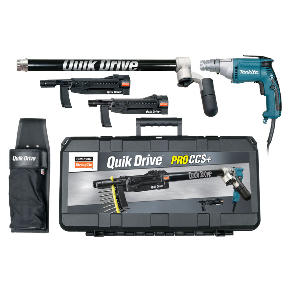 Quik Drive PROCCS+ Multi-Purpose Combo System w/ Makita 2500 RPM Screwdriver Motor