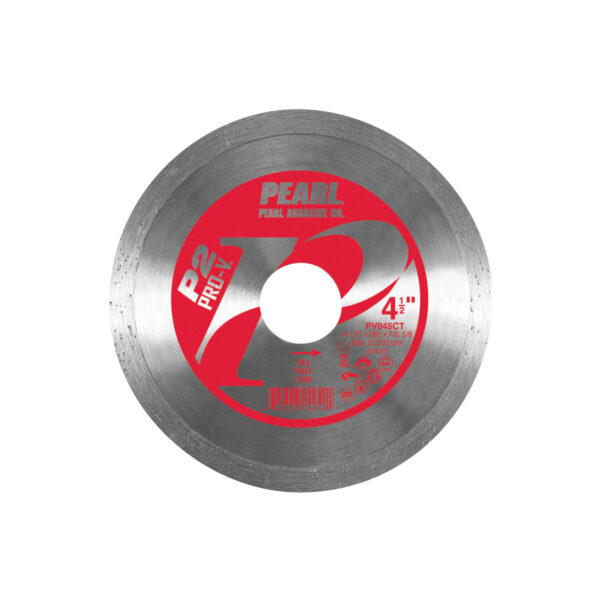 Pearl PV045CT P2 Pro-V™ Continuous Rim Tile Blade 4-1/2 x .060 x 5/8 , 7/8