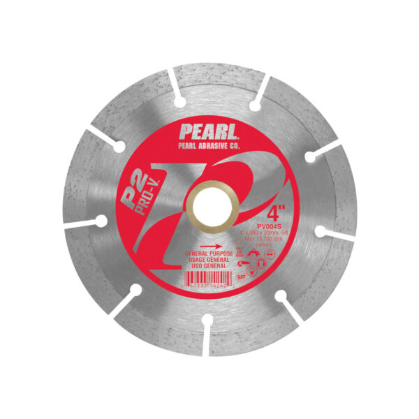 Pearl PV005S P2 Pro-V™ Segmented Blades for Concrete and Masonry 5 x .080 x 5/8 ,7/8