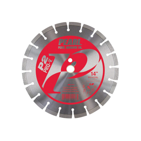 Pearl PV1412XL P2 Pro-V™ Segmented Blades for Concrete and Masonry 14 x .125 x 1,20mm