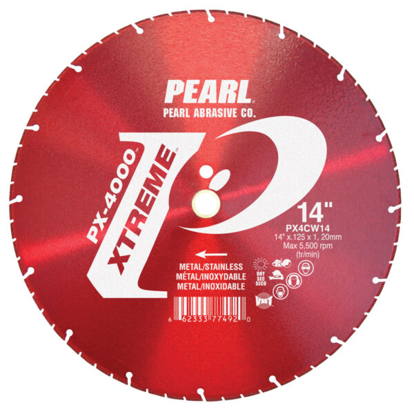 Pearl PX4CW14 Xtreme™ PX-4000 Diamond Wheel 14" x .125 x 1", 20mm
