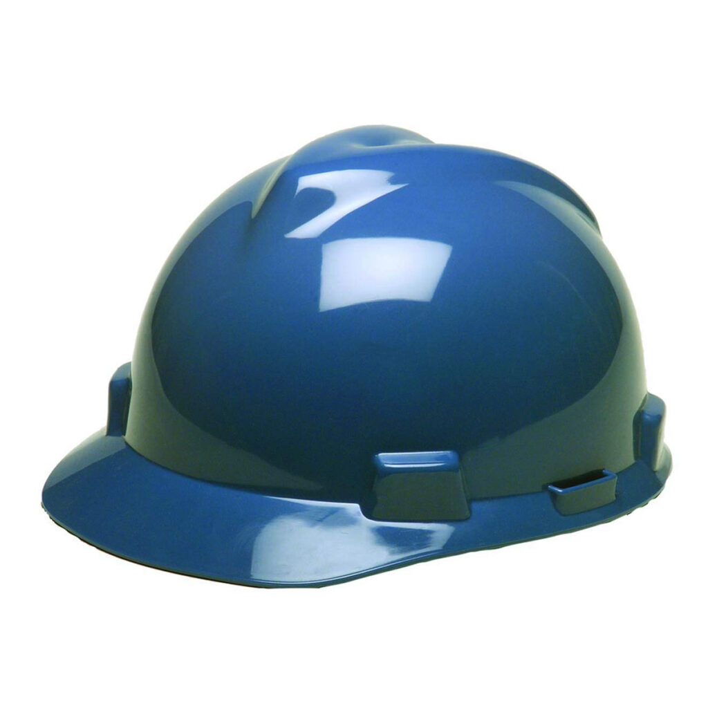 Blue Hard Hat Type 1, Ratchet Suspension, Non-Vented