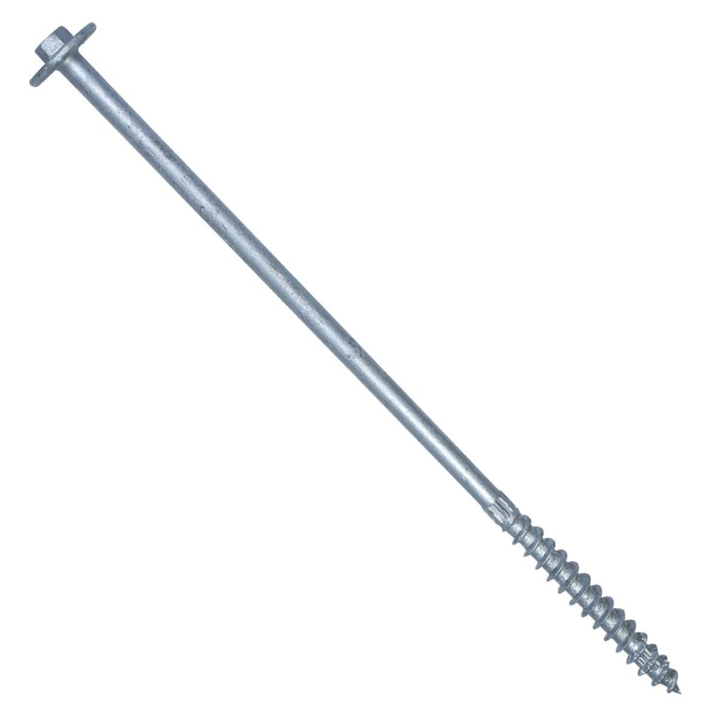 Strong-Drive SDWH Timber-Hex HDG Screw — 0.276" x 12" 3/8" Hex (Qty: 30)