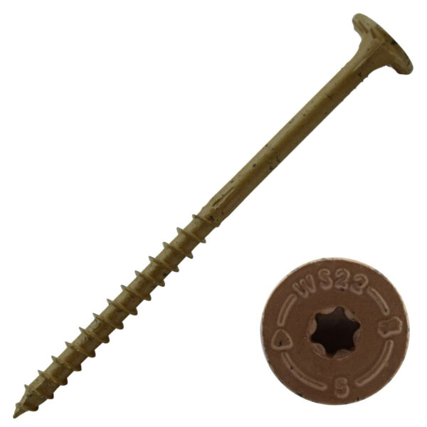 Strong-Drive SDWS TIMBER Screw (Exterior Grade) — 0.220 in. x 10 in. T40 /100