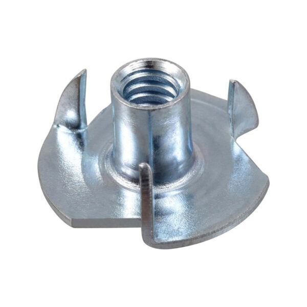 1/4-20 X 3/8" BARREL 4 PRONG T NUT / M