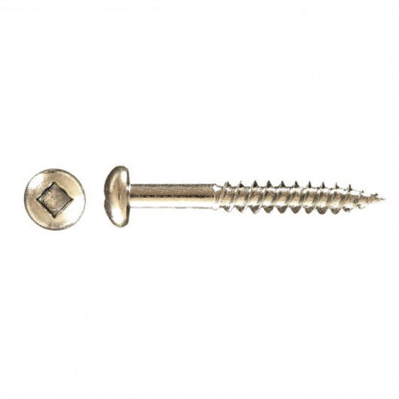 STEEL WOOD SCREWS ROUND SOCKET ZINC 39